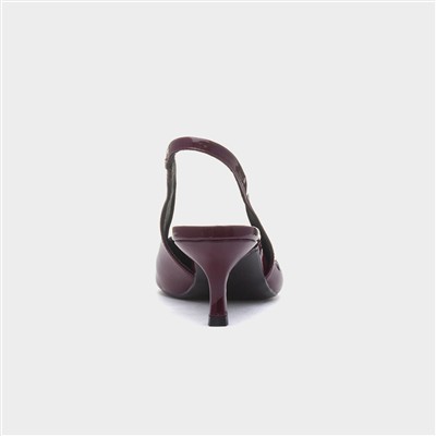Celine Womens Burgundy Heel