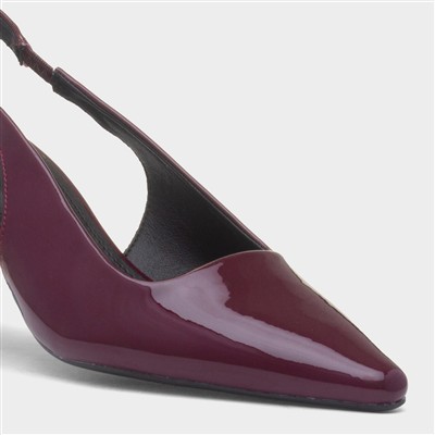 Celine Womens Burgundy Heel
