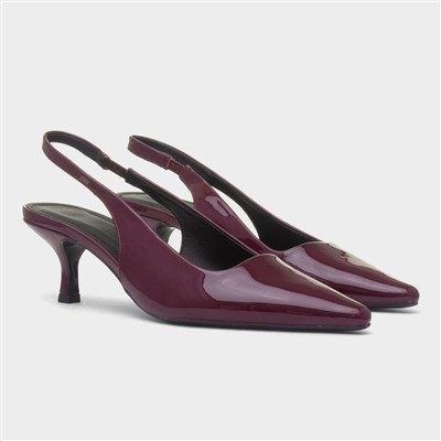 Celine Womens Burgundy Heel