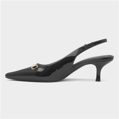Charlee Womens Black Heel