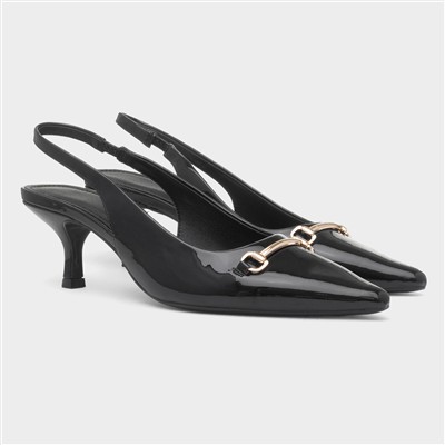 Charlee Womens Black Heel