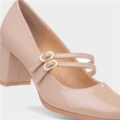 Mira Womens Nude Heel
