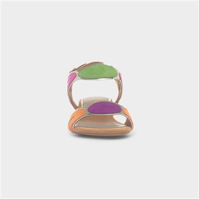 Womens Almond Buckle Vegan Heel