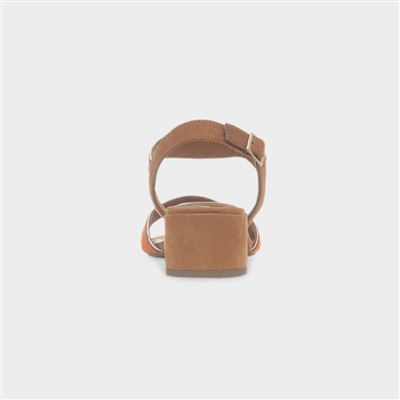 Womens Almond Buckle Vegan Heel