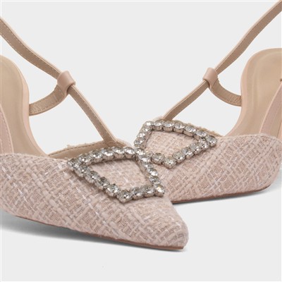 Vicki Womens Nude Heel