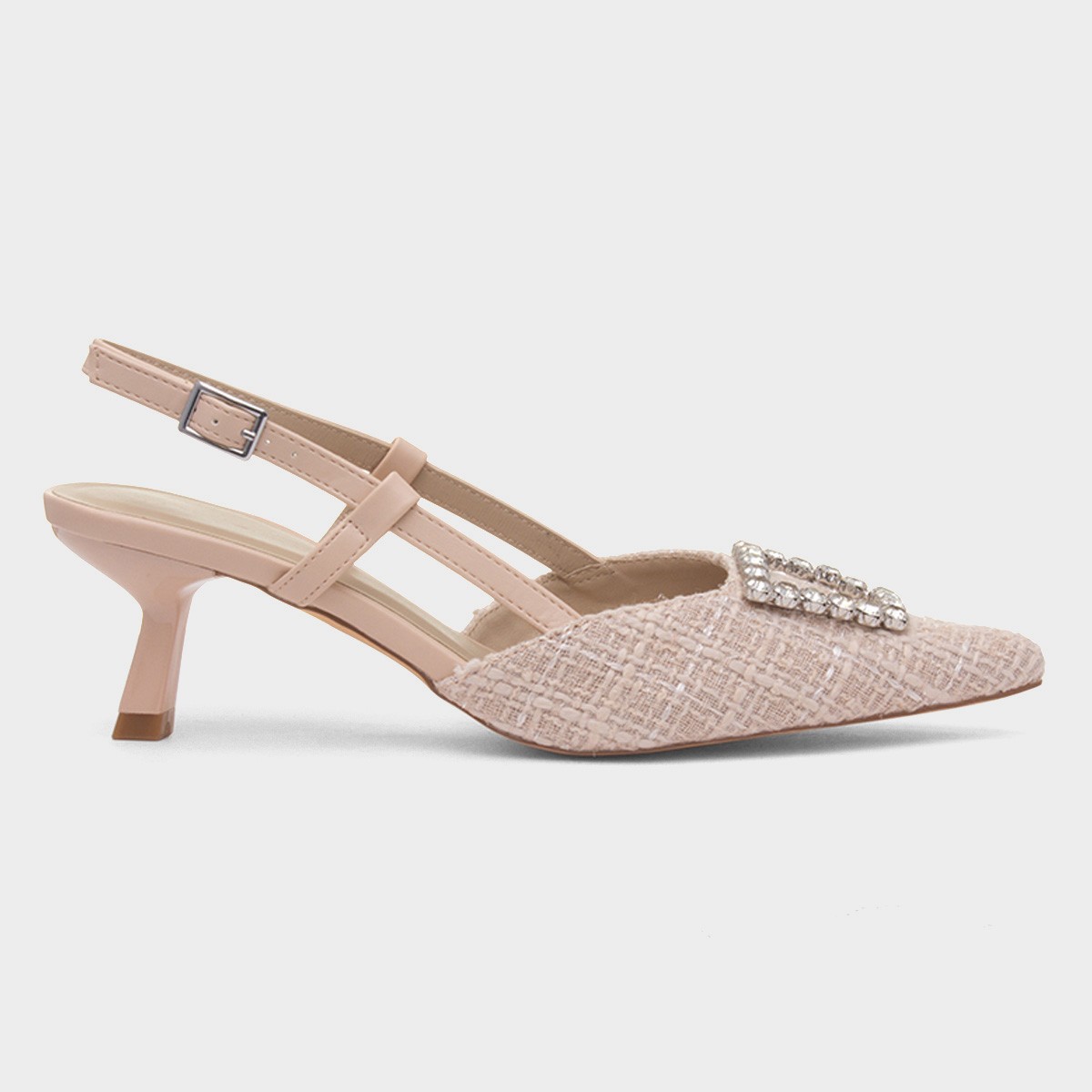 Vicki Womens Nude Heel