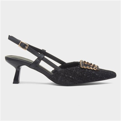 Vicki Womens Black Heel