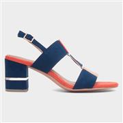 Marco Tozzi Women's Navy Heeled Sandal (Click For Details)