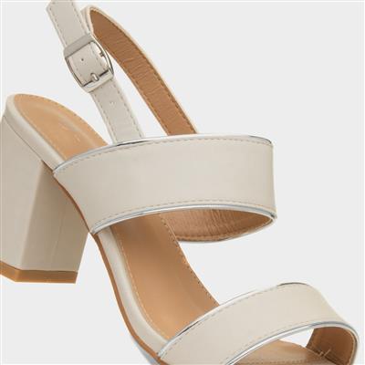 Aldora Womens Beige Heel