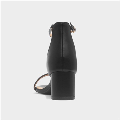 Halla Womens Black Sandal