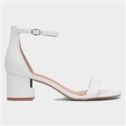 Truffle Halla1 Womens White Heeled Sandal (Click For Details)