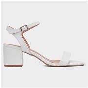 Truffle Hallie Womens White Heeled Sandal (Click For Details)