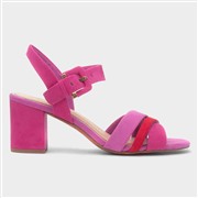 Marco Tozzi Womens Pink Buckle Heel (Click For Details)