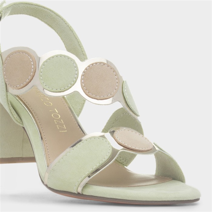 Womens Kiwi Vegan Open Toe Heels