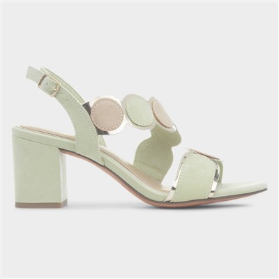 Womens Kiwi Vegan Open Toe Heels