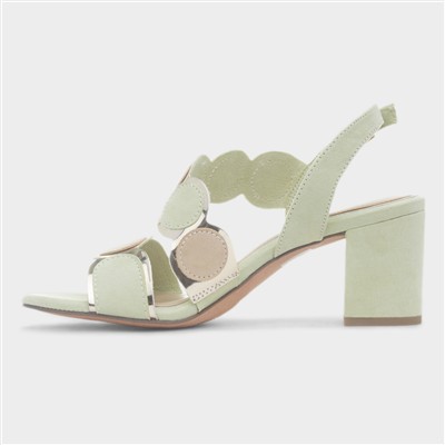 Womens Kiwi Vegan Open Toe Heels