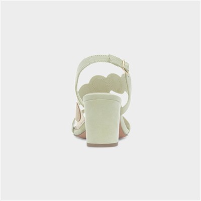 Womens Kiwi Vegan Open Toe Heels