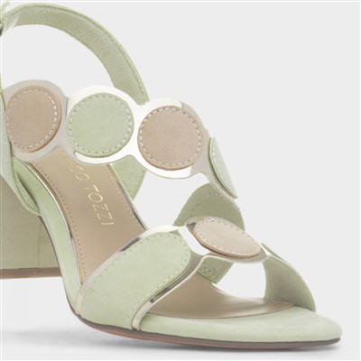 Womens Kiwi Vegan Open Toe Heels