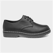 Lilley Womens Lace Up Shoe in Black (Click For Details)