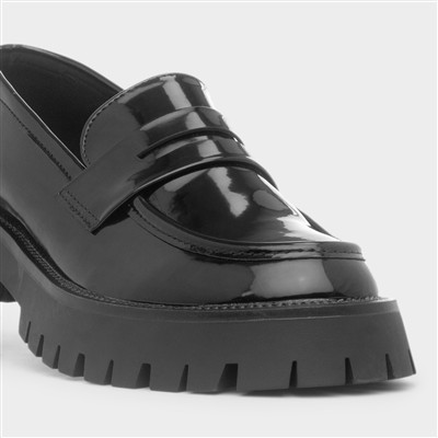 Hallie Womens Black Loafer