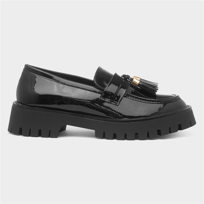 Truffle Collection Women's Black Cherie Loafer Size 3