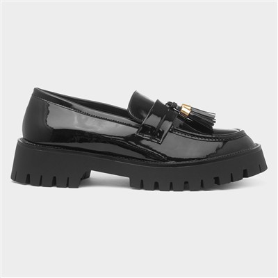Cherie Womens Black Loafer