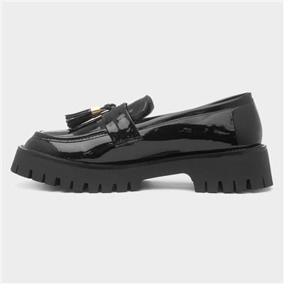 Cherie Womens Black Loafer
