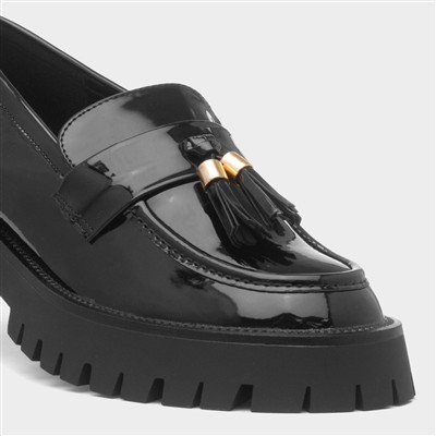Cherie Womens Black Loafer