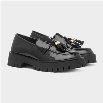 Cherie Womens Black Loafer