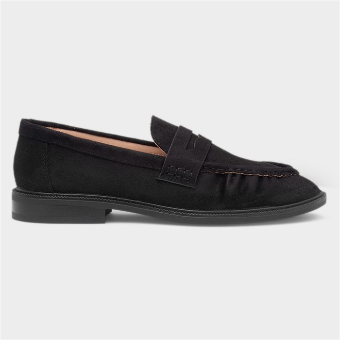 Truffle Collection Women's Black Lia Slip On Loafer Size 6