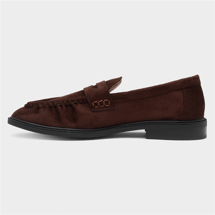 Lia Womens Chocolate Loafer