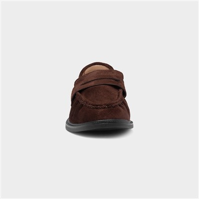 Lia Womens Chocolate Loafer