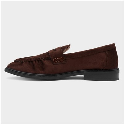 Lia Womens Chocolate Loafer