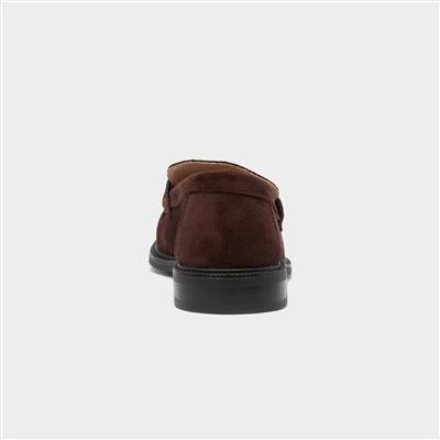 Lia Womens Chocolate Loafer