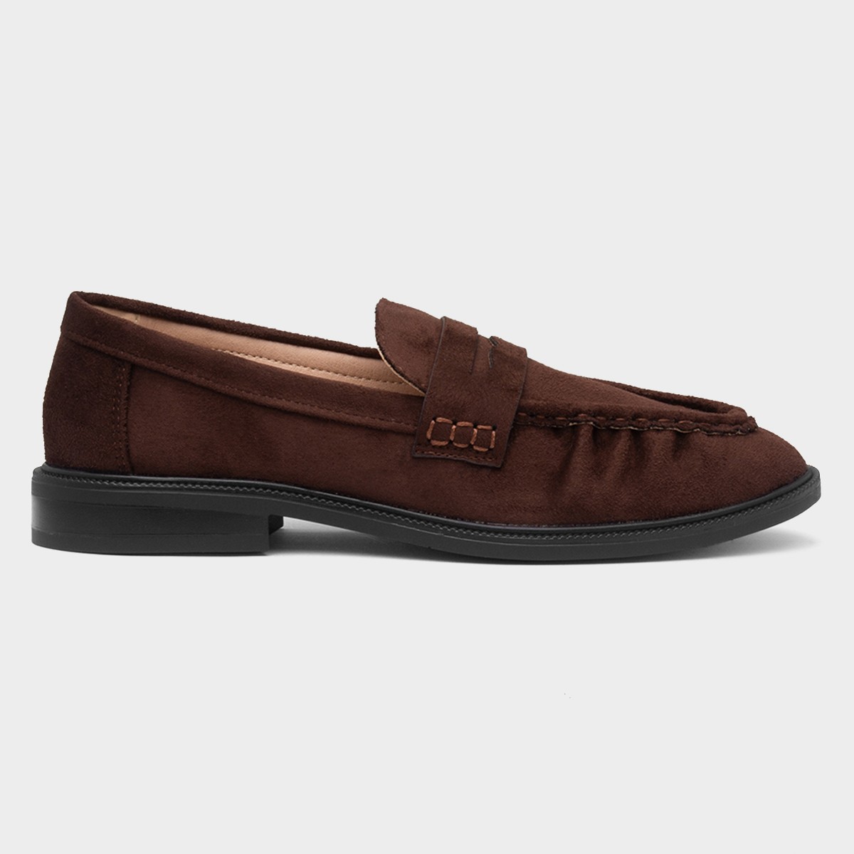 Lia Womens Chocolate Loafer