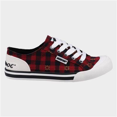 Jazzin Dublin Womens Red Canvas Shoes