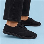 Red Fish Womens Black Lace Up Canvas Shoe (Click For Details)