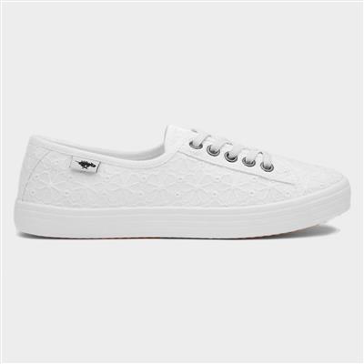 Chow Chow Womens White Shoe