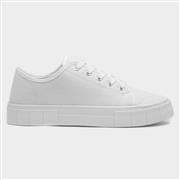 Lilley Womens White Chunky Canvas (Click For Details)