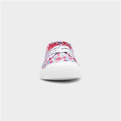 Womens Multi Floral Canvas Shoes