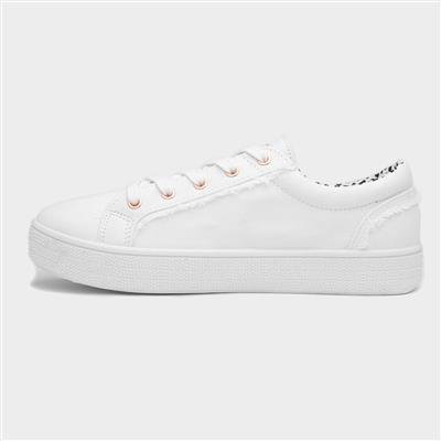 Bobs B Extra Cute Womens White Canvas