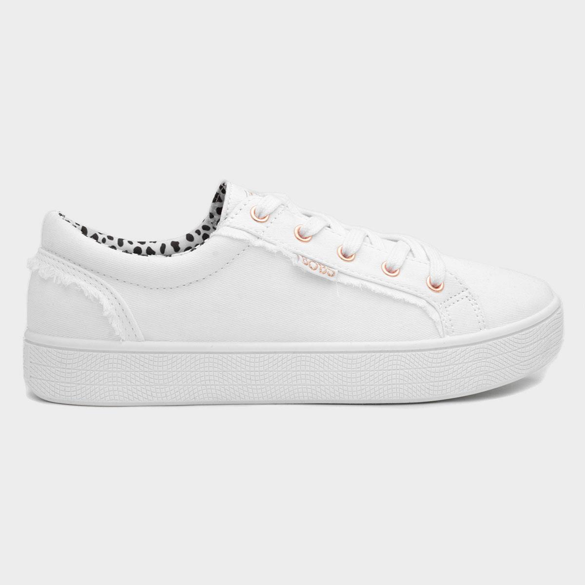 Bobs B Extra Cute Womens White Canvas