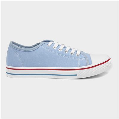 Meru Womens Blue Canvas Shoe