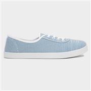 Lilley Pippa Womens Multi Stripe Canvas Shoe (Click For Details)