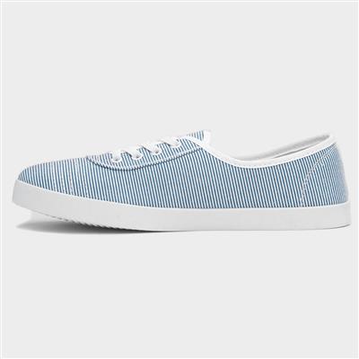 Pippa Womens Multi Stripe Canvas Shoe