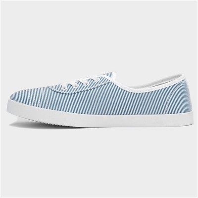 Womens Multi Stripe Canvas Shoe