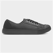 Lilley Penny Womens Black Canvas Shoe (Click For Details)