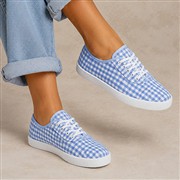 Lilley Womens Blue & White Slip On Canvas Shoes (Click For Details)