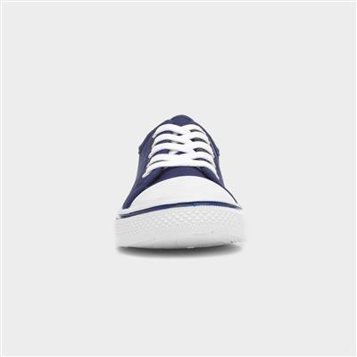 Meru Womens Navy Canvas Shoe