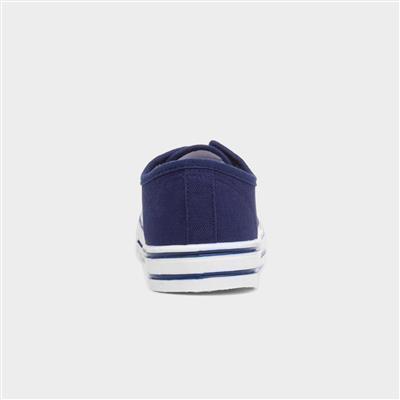 Meru Womens Navy Canvas Shoe